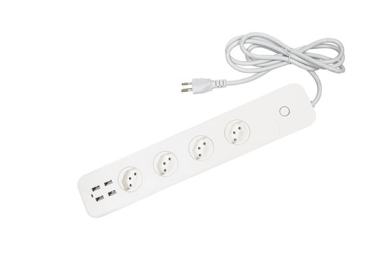 Smart Power Sockets 4AC4USB Swiss Type