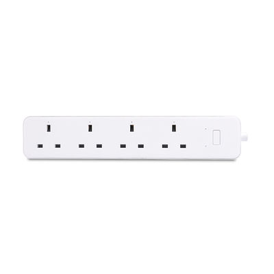 4 Way UK Standard 13A WiFi Smart Power Strip Power Sub-control Power Metering