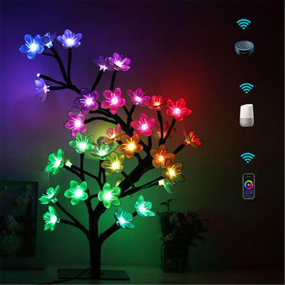 Smart Wi-Fi Ambience Lighting Table Lamp Bosain Tree Lamp Dimmable Bedroom Alexa Bedside Night Stand