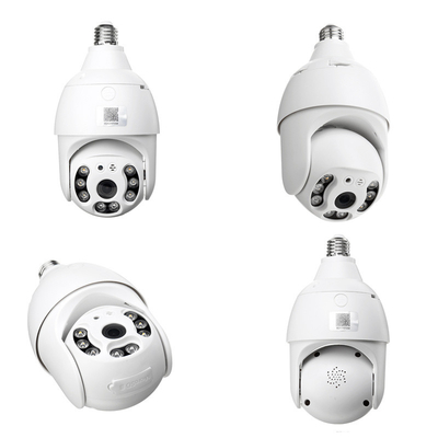 3MP WIFI Lamp Bulb IP Camera Night Vision PTZ Security Camera CCTV Video Surveillance work with Tuya Smart Life