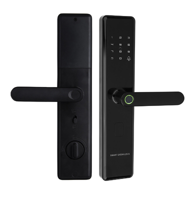 Hot Selling Fingerprint Smart Door Lock With Tuya Wifi Smartphone App Remotely Control High Quality For House Use