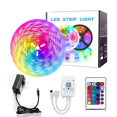 LED Lights Strip with Color Changing Dimmable with Remote Control for Low Power Colorful Waterproof Energy Saving