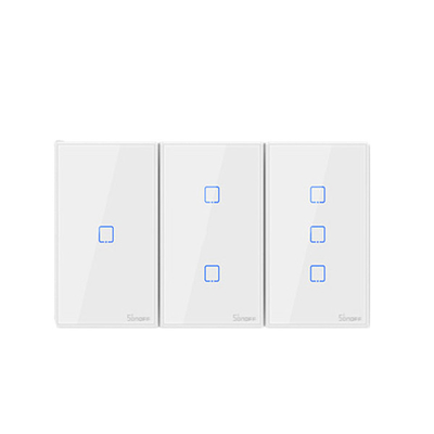 Sonoff Eu Us Uk Smart Wifi Wall Light Switch 1 2 3 Gang Touch/wifi/rf/app Remote Smart Home Wall Touch Switch Work With