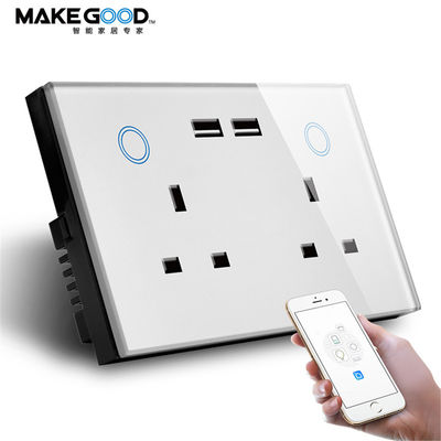 UK Standard Double Socket&USB Charger