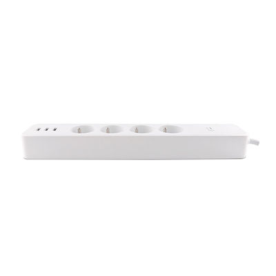 4 Way + USB French Standard 16A WiFi Smart Power Strip Sub-control Power Metering