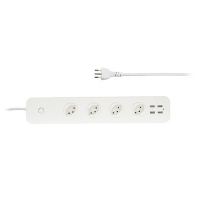 Smart Power Sockets 4AC4USB Swiss Type