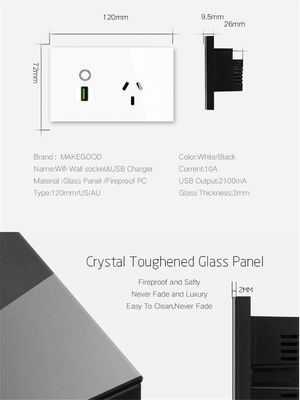 Australia Zigbee Power Point With USB Charger