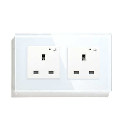 146mm Double UK Wi-Fi Socket