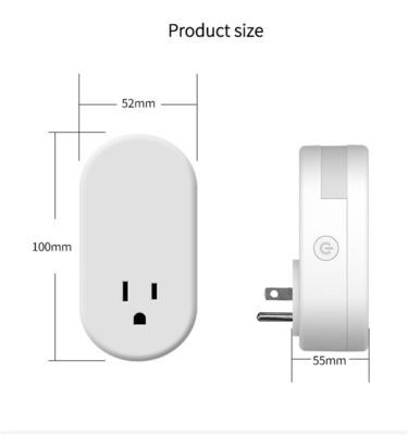 GDKES Wi-Fi 16A US Smart Plug with Dimmable Night Light