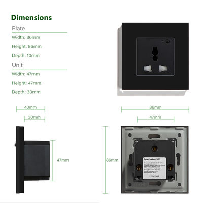 Smart Wifi 13A MF Universal Socket