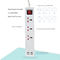 PC Material high quality universal muti-outlets smart wifii power strip work with alexa