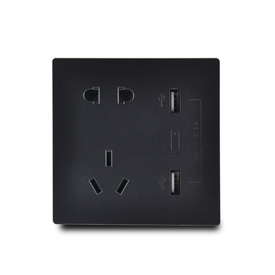 250V 10A Smart Zigbee Wall Socket With USB Charging Ports