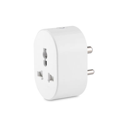 Oval Indian Standard 10A Multi-function Wi-Fi Smart Plug Socket-Metering Version