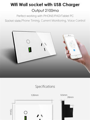 Wi-Fi Wall Socket&USB Charger