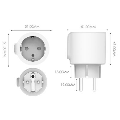 EU Smart Wi-Fi Plug Socket Work With Alexa/Google Home