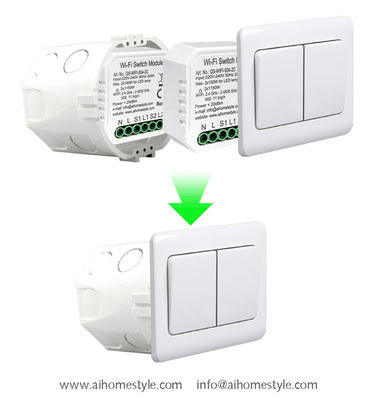 2 Gangs Smart Wi-Fi Switch Module