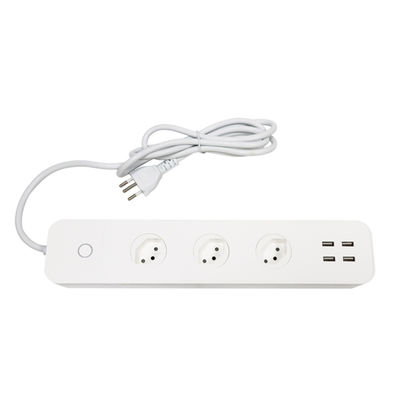 Smart Socket Bar 3AC4USB Swiss Type