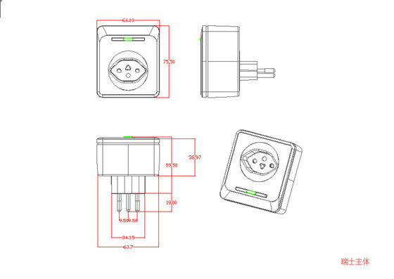 WIFI Smart plug Type J