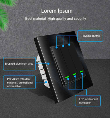 EU 86 Square Wi-Fi Wall Switch