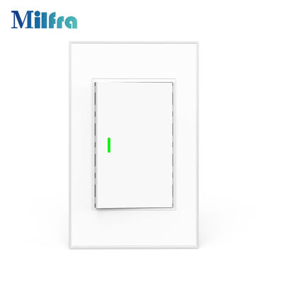 TB21 No Netural Wire Single Live Wire Smart Light Switch 1 2 3 Gang White and Gold