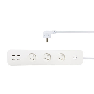 Smart Socket Bar 3AC4USB French Type