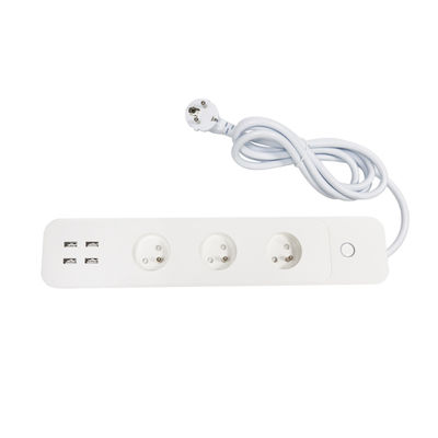 Smart Socket Bar 3AC4USB French Type