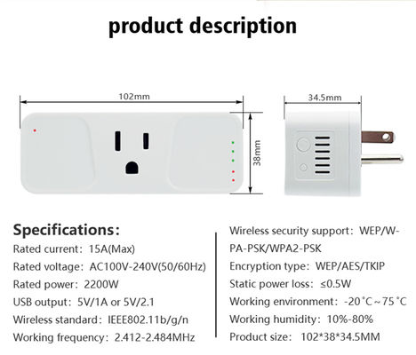 Wi-Fi Range Extender Smart Plug