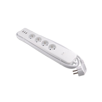 4 Way + USB French Standard 16A Wi-Fi Smart Power Strip Sub-control Function