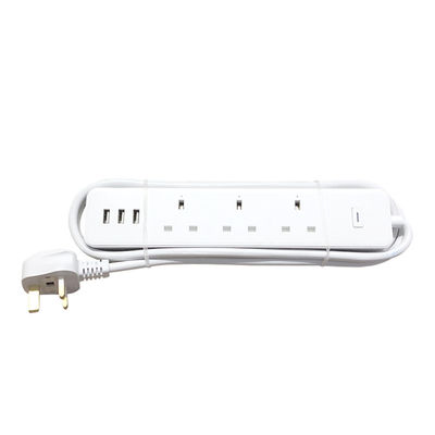 3 Way +USB UK Standard 13A Wi-Fi Smart Power Strip Power Metering