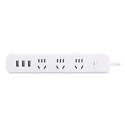 Chinese Standard 3 Way+USB 10A Wi-Fi Smart Power Strip