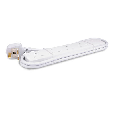 British Standard 13A 4 Way Wi-Fi Smart Power Strip