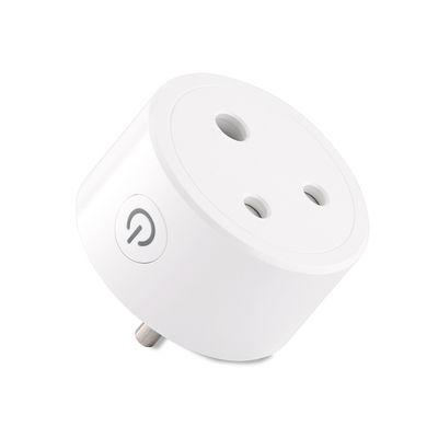 Indian Standard 10A WiFi Smart Plug with Socket Power Metering Function