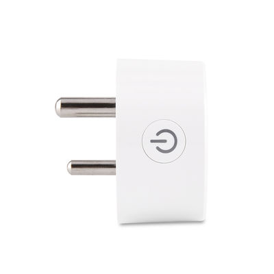 Indian Standard 10A WiFi Smart Plug with Socket Power Metering Function