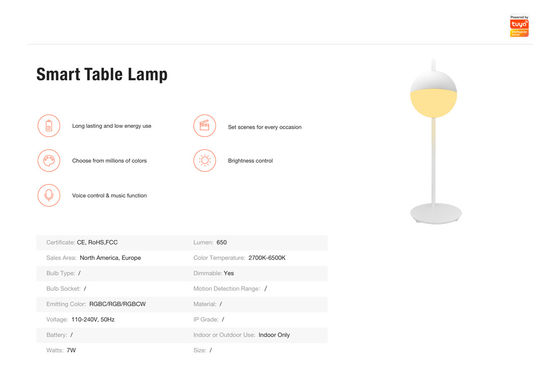 Smart Table Light RGBW(CR09)