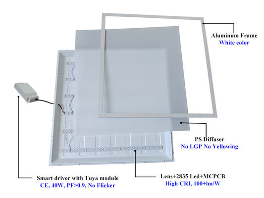 Smart 2x2 Back-Lit LED Panel 40W