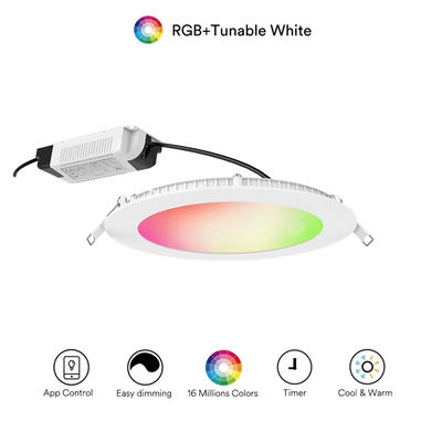 12W Slim Downlight RGB+CCT EU