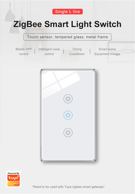 Magnetic Relay Light Switch 3Gang Without N