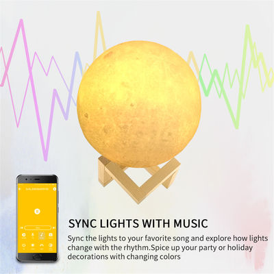 Smart Wi-Fi RGBCW Moon Lamp