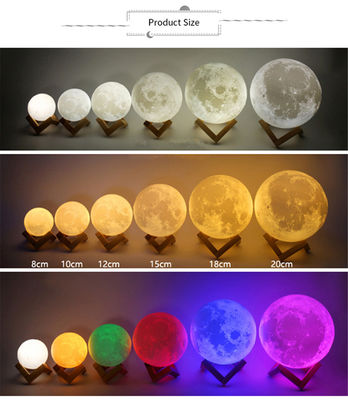 Smart Wi-Fi RGBCW Moon Lamp