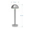 Wi-Fi Rechargeable Table Lamp Dimmable RGBW Night Light, Waterproof for Living Rooms, Bedrooms and Outdoor