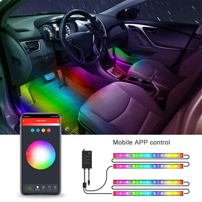 Wi-Fi+Bluetooth double mode, Smart Interior Car LED Lights(Dream Color),Music Sync,Alexa,Google