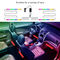 Wi-Fi+Bluetooth double mode, Smart Interior Car LED Lights(Dream Color),Music Sync,Alexa,Google