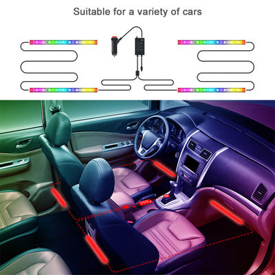 Wi-Fi+Bluetooth double mode, Smart Interior Car LED Lights(Dream Color),Music Sync,Alexa,Google