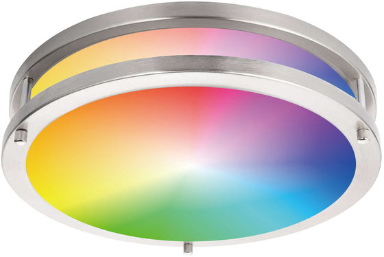 RGBCW LED Flush Mount Light Single Ring 14