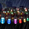 LED Outdoor String Lights 48FT with 2W Dimmable Plastic Bulbs Decorative LED Café Patio Light , Porch Market Light