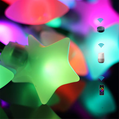 Wifi Smart Outdoor String Lights Alexa Google Festoon Star Patio Light for Party Garden