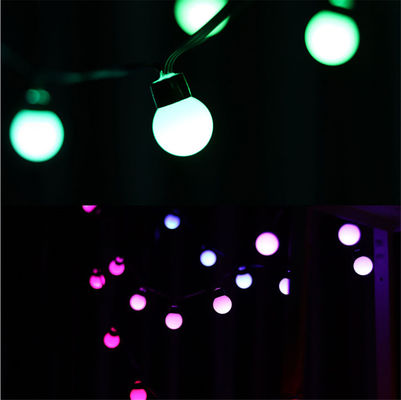 Wifi Smart Globe Lights String LED Outdoor Patio Lights Dream Color Garden Party Holiday Decor Lighting