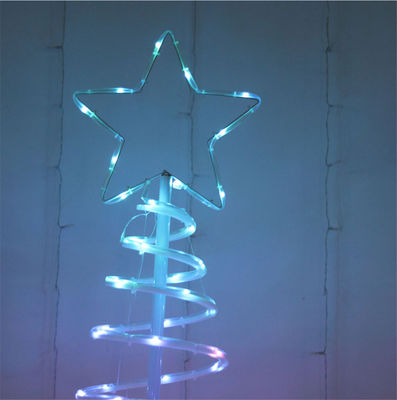 Smart Christmas Tree Lights Lighted Spiral Christmas Tree Set Wi-Fi Smart Fairy Lights Ourtdoor Garden Decor