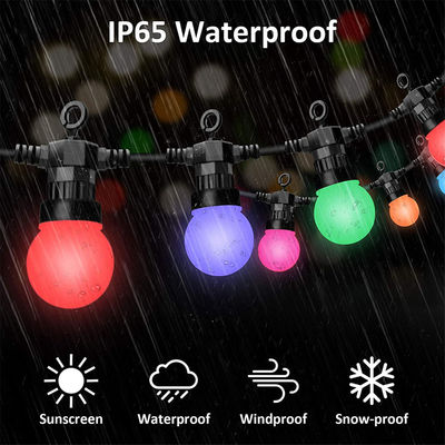 Smart Outdoor String Light RGBIC G50 Patio Festoon Lights Waterproof Holiday Festive Light for Party Wedding