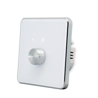 ZigBee Dimmer Switch 1Gang With Knob & Level Displayectrical Power Touch Switch Panel